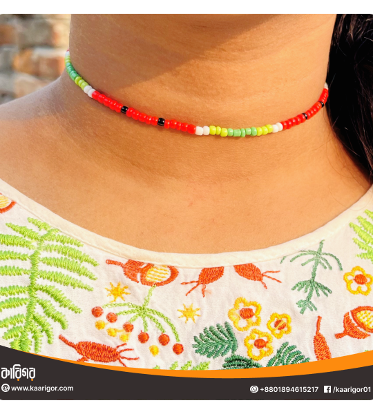 Beaded Watermelon Choker