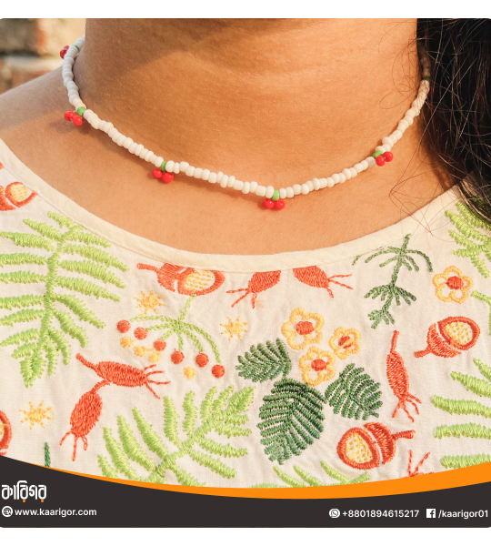 Beaded Cherry Choker