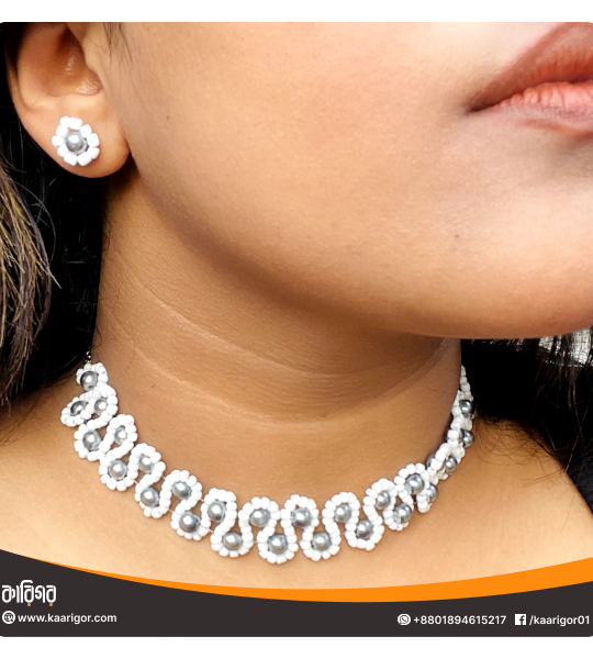 Wave - Beaded Choker Set