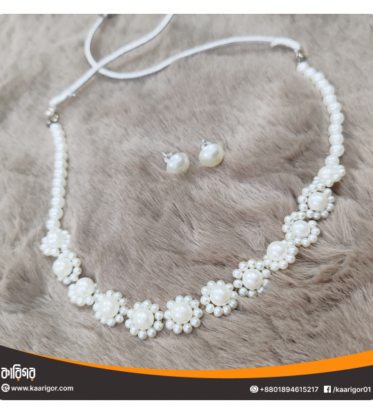 Bella - Beaded Choker Set