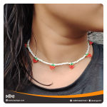 Beaded Strawberry Choker