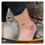 Beaded Watermelon Anklet