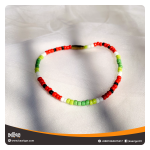 Beaded Watermelon Anklet