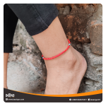 Beaded Red Anklet