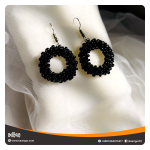 Black Hoop Earrings