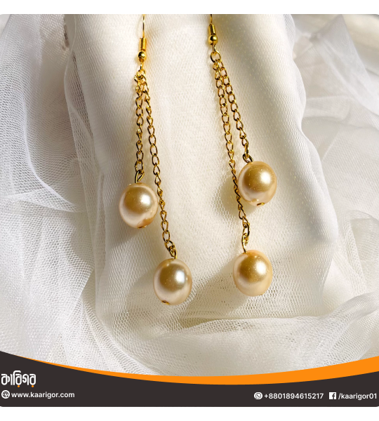 Golden Dangling Earrings