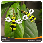 Bee - Beaded Earrings