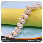 Off White Beaded Bracelet