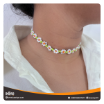 Beaded Daisy Choker