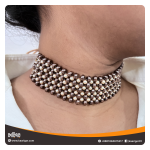 Chocolate Beaded Choker