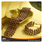 Beaded Choker and Bracelet Set