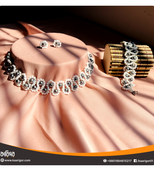 Wave - Beaded Choker Set II