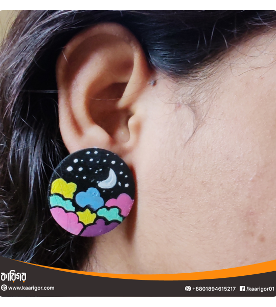 Meghdol - Wooden Earrings